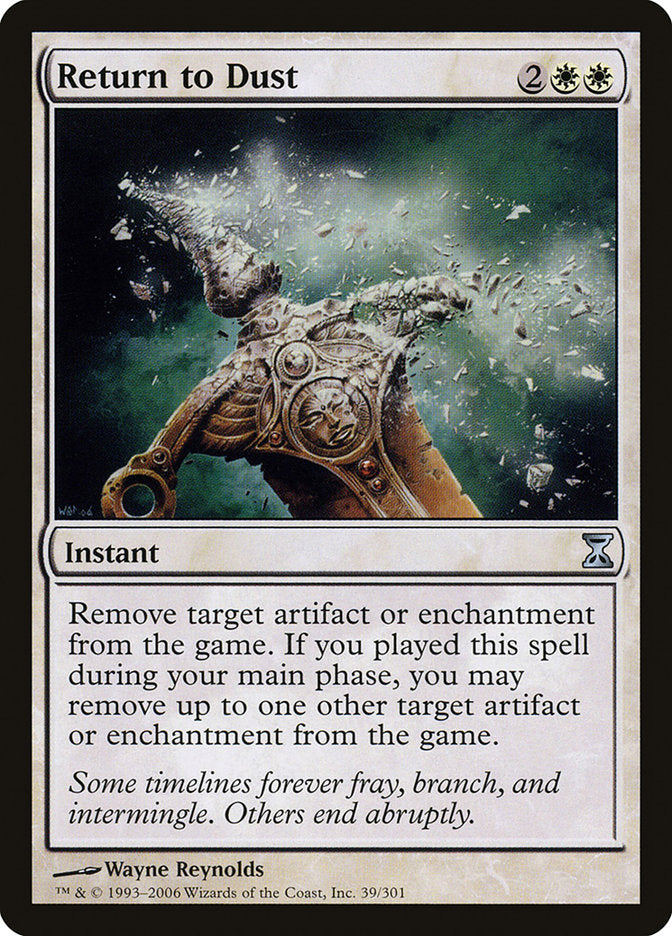 Return to Dust [Time Spiral] | Card Merchant Takapuna