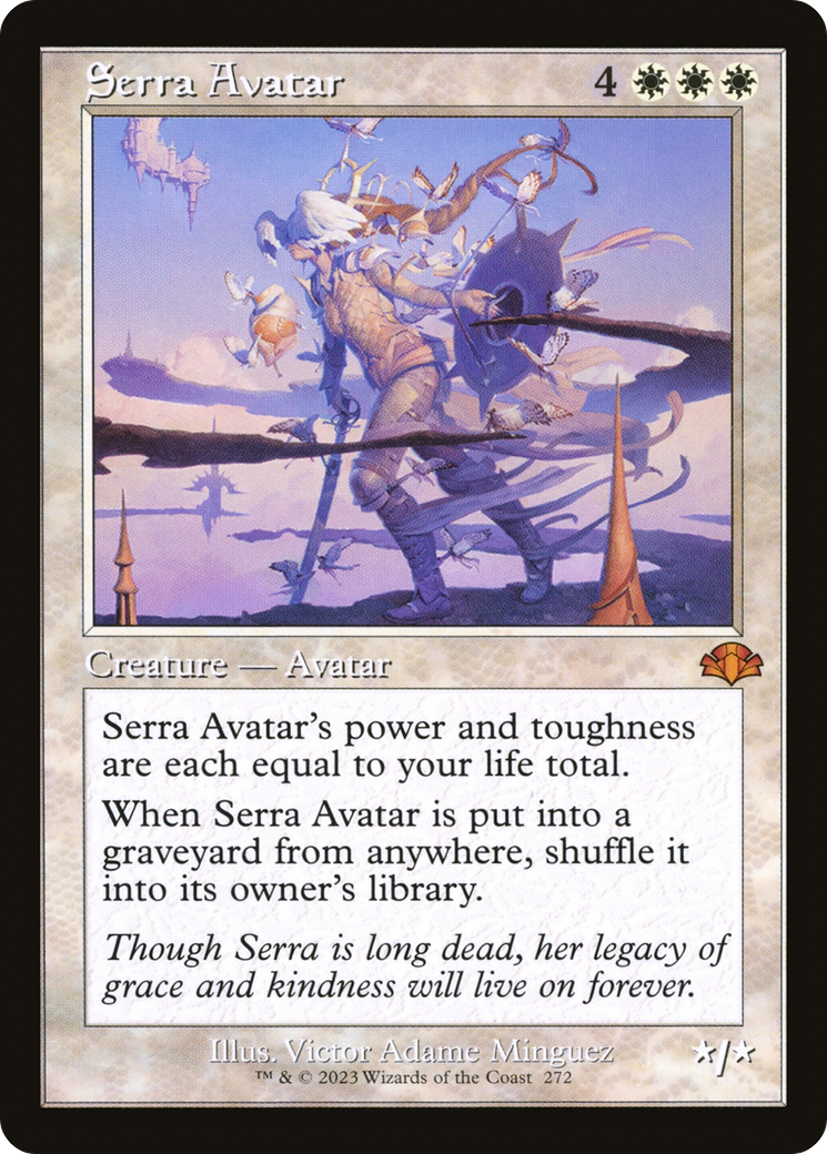 Serra Avatar (Retro) [Dominaria Remastered] | Card Merchant Takapuna