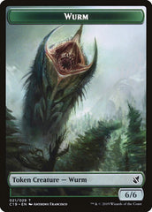 Beast (013) // Wurm Double-Sided Token [Commander 2019 Tokens] | Card Merchant Takapuna