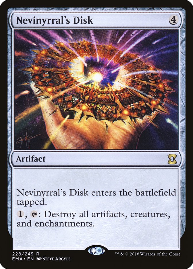 Nevinyrral's Disk [Eternal Masters] | Card Merchant Takapuna