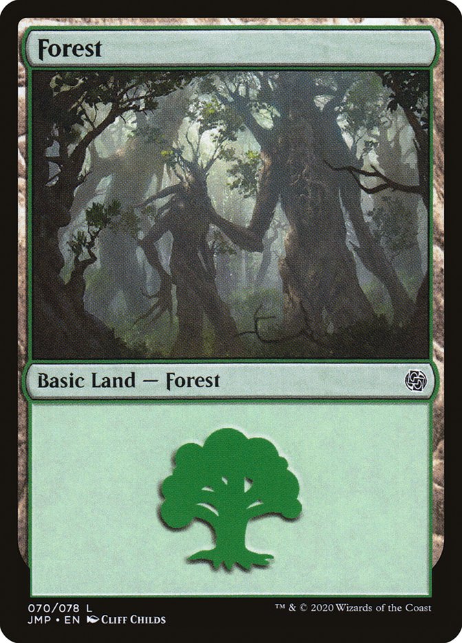 Forest (70) [Jumpstart] | Card Merchant Takapuna