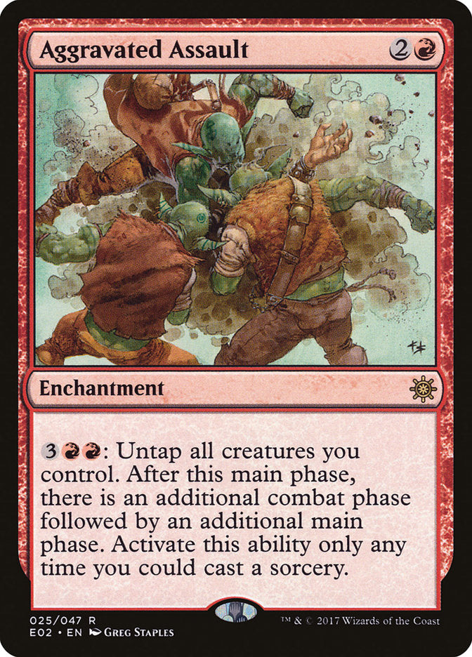 Aggravated Assault [Explorers of Ixalan] | Card Merchant Takapuna