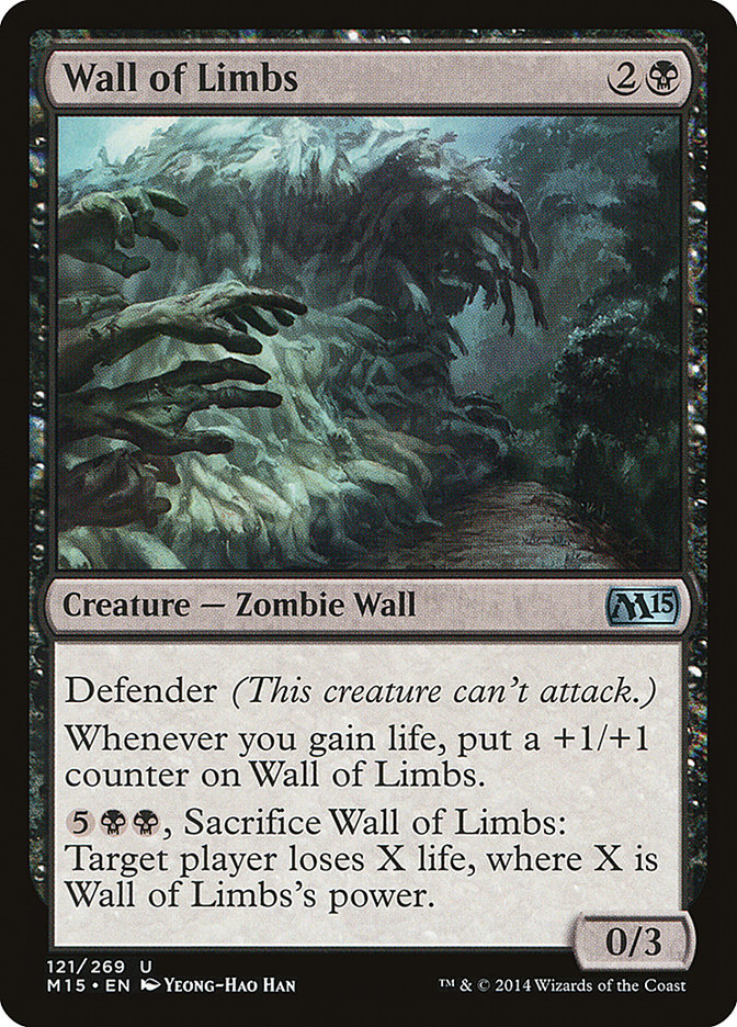 Wall of Limbs [Magic 2015] | Card Merchant Takapuna