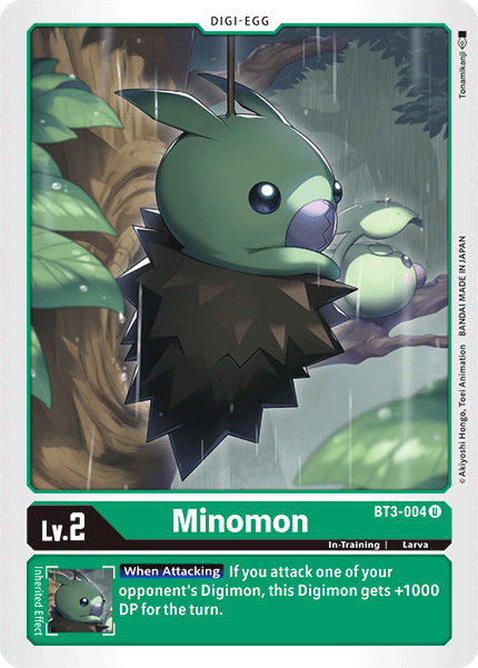 Minomon [BT3-004] [Release Special Booster Ver.1.5] | Card Merchant Takapuna