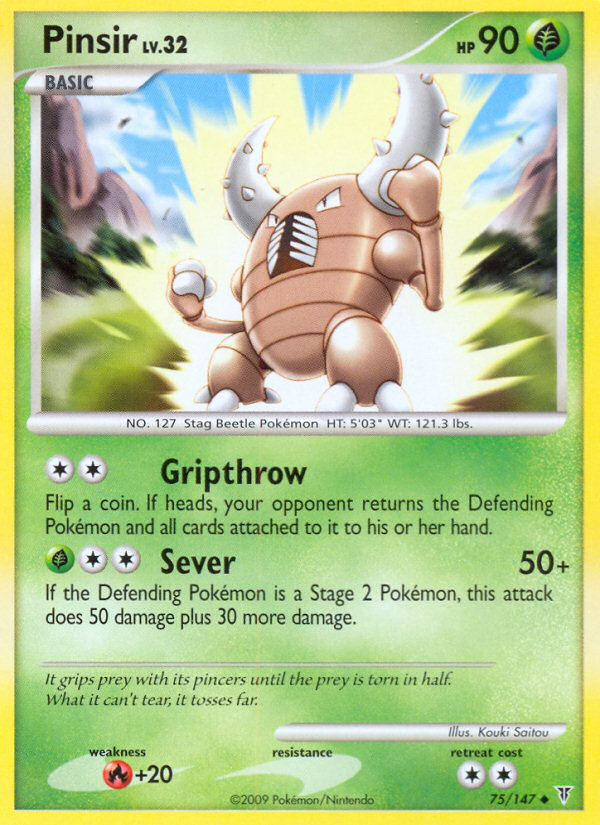 Pinsir (75/147) [Platinum: Supreme Victors] | Card Merchant Takapuna