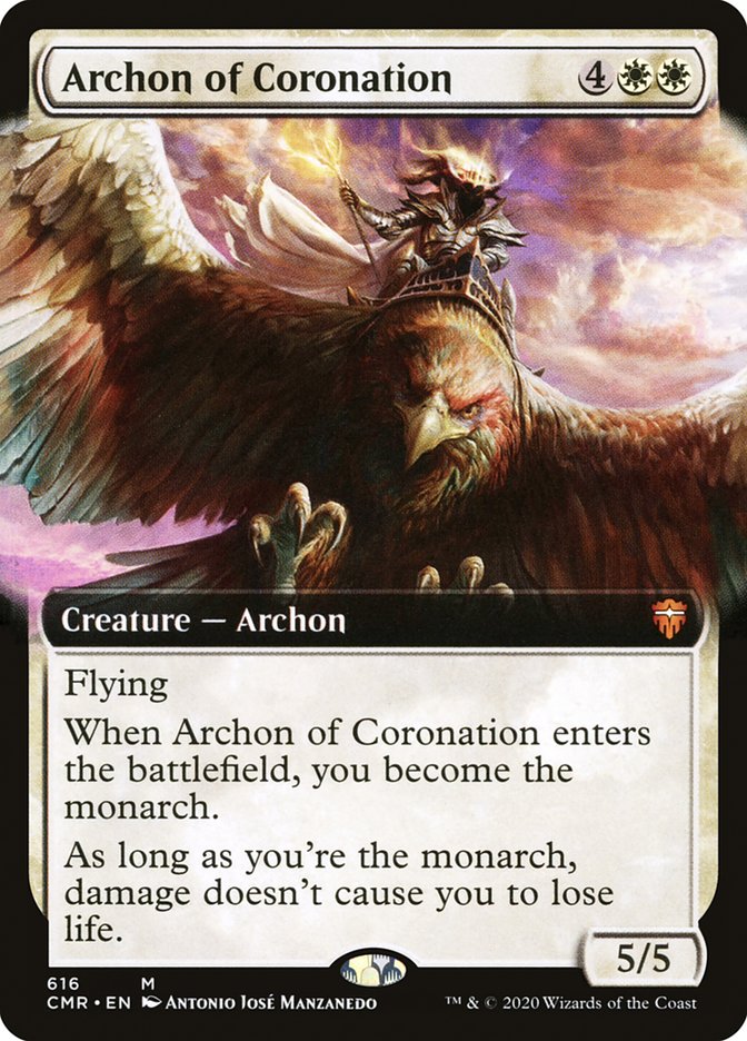 Archon of Coronation (Extended Art) [Commander Legends] | Card Merchant Takapuna