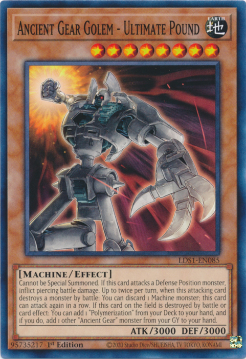 Ancient Gear Golem - Ultimate Pound [LDS1-EN085] Common | Card Merchant Takapuna