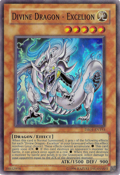 Divine Dragon - Excelion [DR04-EN153] Super Rare | Card Merchant Takapuna