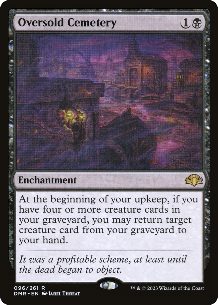 Oversold Cemetery [Dominaria Remastered] | Card Merchant Takapuna