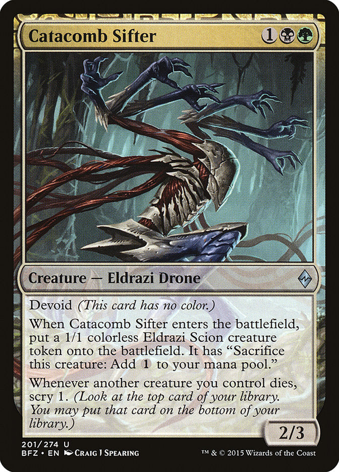 Catacomb Sifter [Battle for Zendikar] | Card Merchant Takapuna