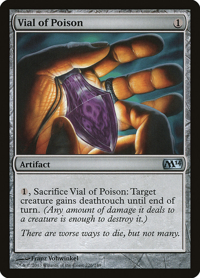 Vial of Poison [Magic 2014] | Card Merchant Takapuna