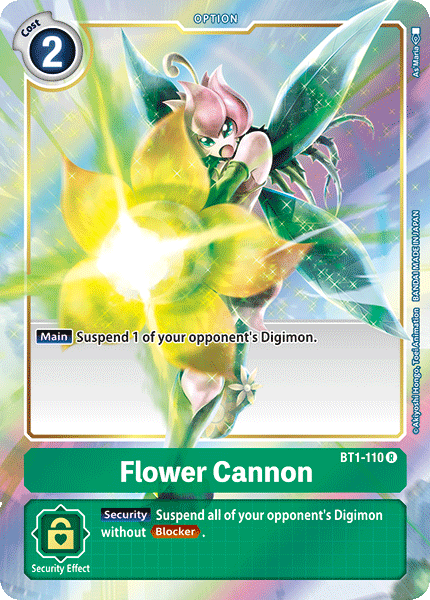 Flower Cannon [BT1-110] (Alternate Art) [Release Special Booster Ver.1.0] | Card Merchant Takapuna