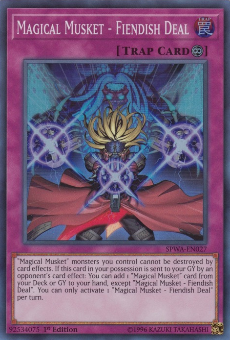 Magical Musket - Fiendish Deal [SPWA-EN027] Super Rare | Card Merchant Takapuna