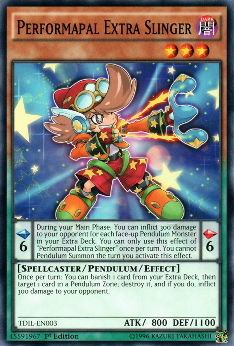 Performapal Extra Slinger [TDIL-EN003] Common | Card Merchant Takapuna