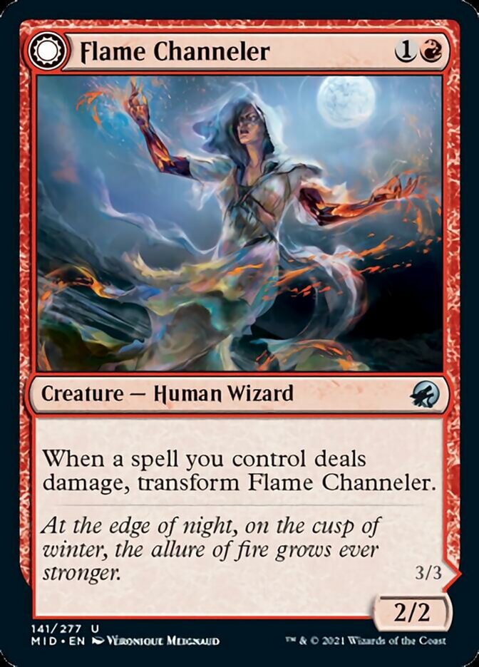 Flame Channeler // Embodiment of Flame [Innistrad: Midnight Hunt] | Card Merchant Takapuna