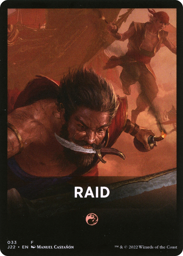 Raid Theme Card [Jumpstart 2022 Front Cards] | Card Merchant Takapuna