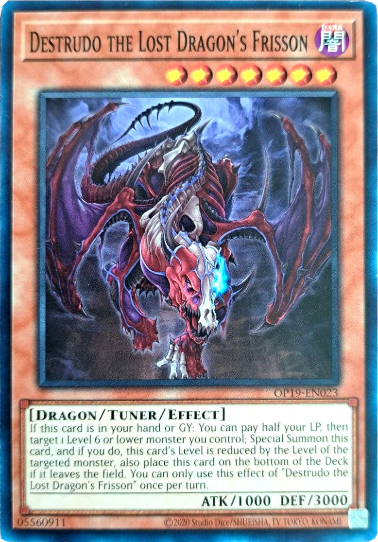 Destrudo the Lost Dragon's Frisson [OP19-EN023] Common | Card Merchant Takapuna