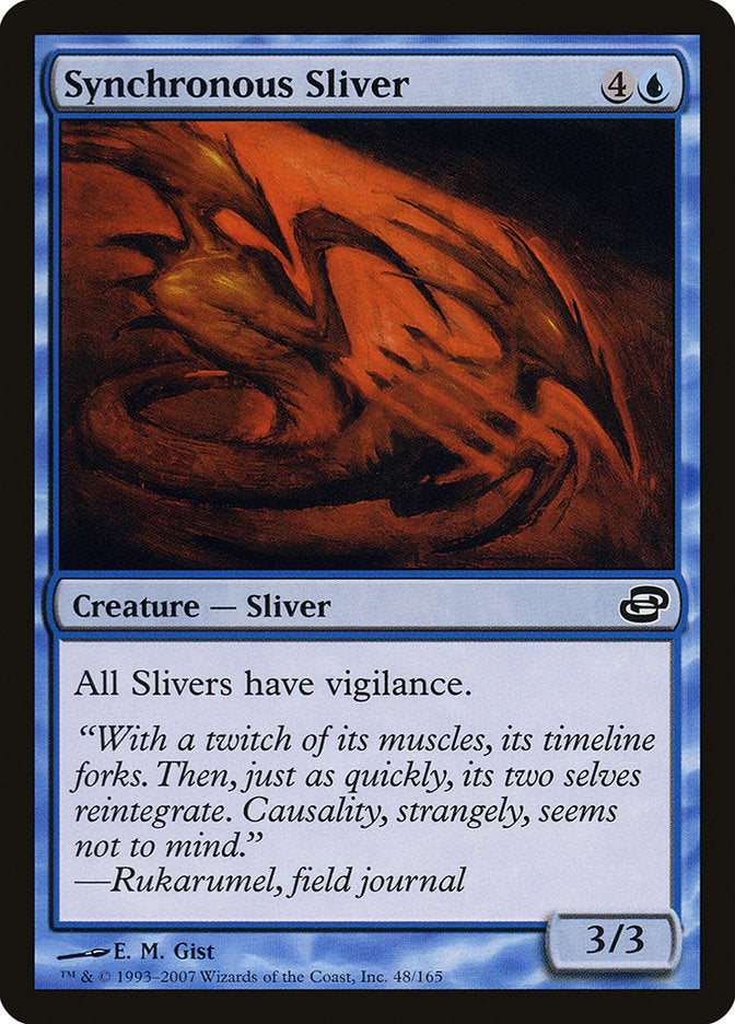 Synchronous Sliver [Planar Chaos] | Card Merchant Takapuna