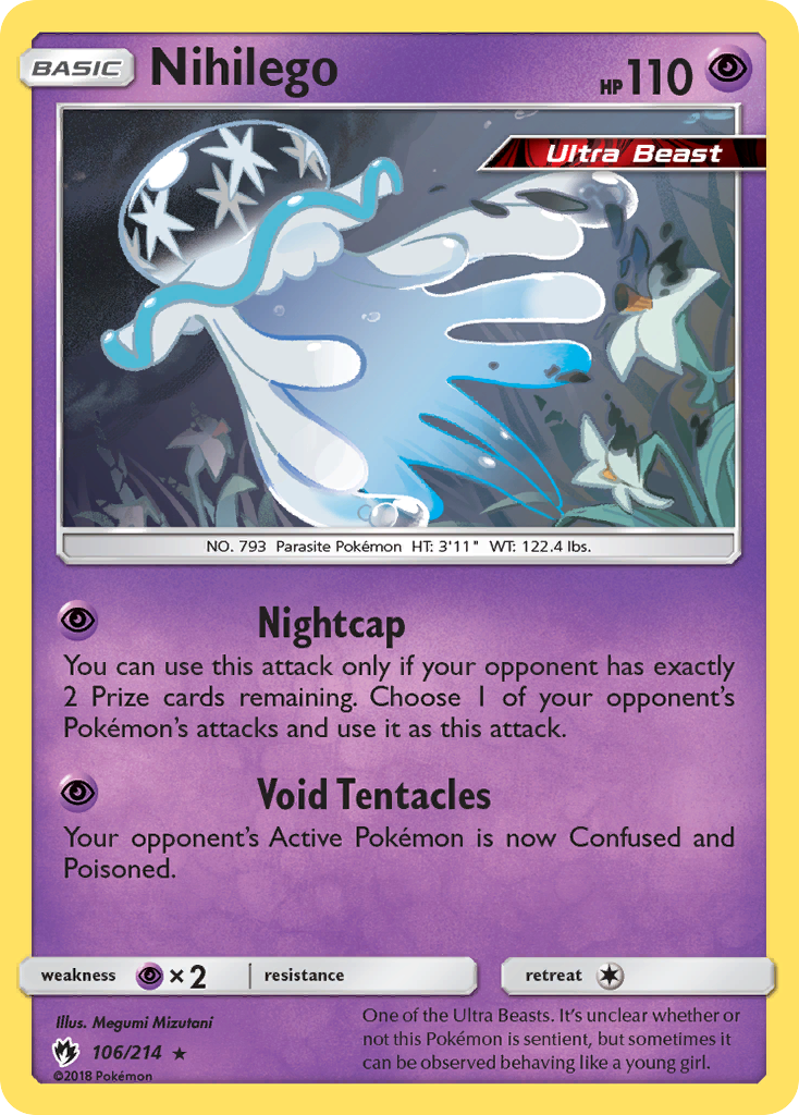 Nihilego (106/214) [Sun & Moon: Lost Thunder] | Card Merchant Takapuna