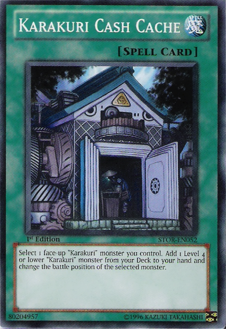 Karakuri Cash Cache [STOR-EN052] Common | Card Merchant Takapuna