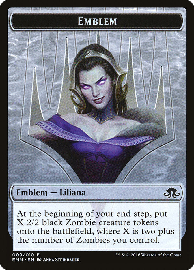 Liliana, the Last Hope Emblem [Eldritch Moon Tokens] | Card Merchant Takapuna