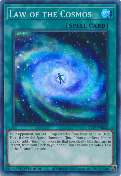 Law of the Cosmos [LED7-EN035] Super Rare | Card Merchant Takapuna