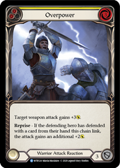 Overpower (Yellow) [U-WTR124] (Welcome to Rathe Unlimited)  Unlimited Normal | Card Merchant Takapuna