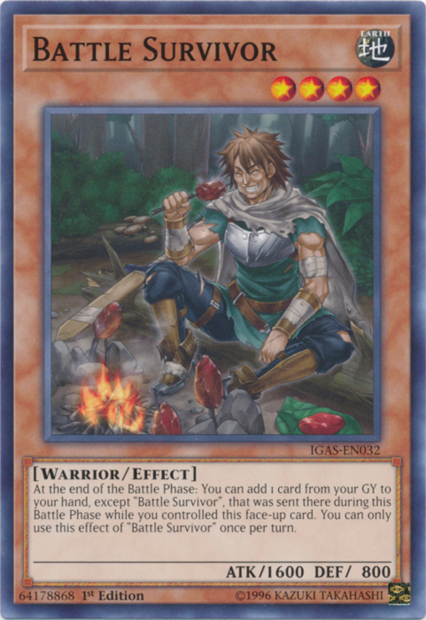 Battle Survivor [IGAS-EN032] Common | Card Merchant Takapuna