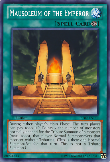 Mausoleum of the Emperor [BP02-EN149] Common | Card Merchant Takapuna