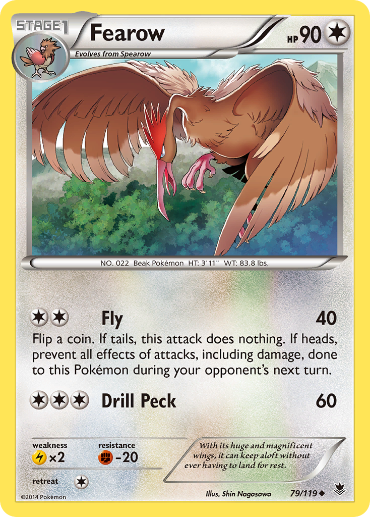 Fearow (79/119) [XY: Phantom Forces] | Card Merchant Takapuna