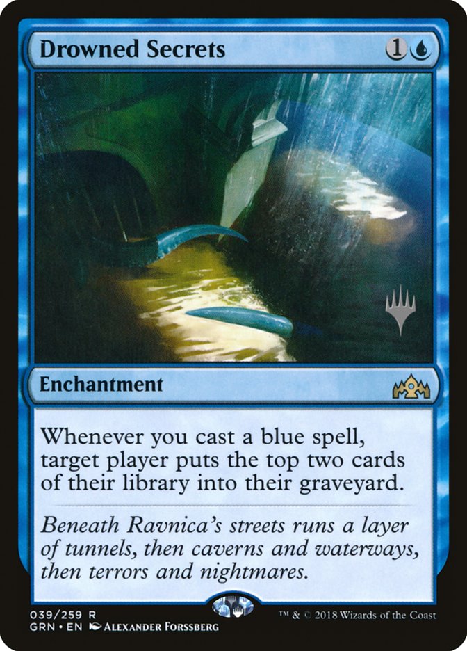 Drowned Secrets (Promo Pack) [Guilds of Ravnica Promos] | Card Merchant Takapuna