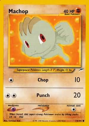 Machop (73/105) [Neo Destiny Unlimited] | Card Merchant Takapuna