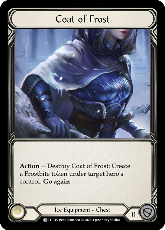 Coat of Frost [ELE145] (Tales of Aria)  1st Edition Cold Foil | Card Merchant Takapuna