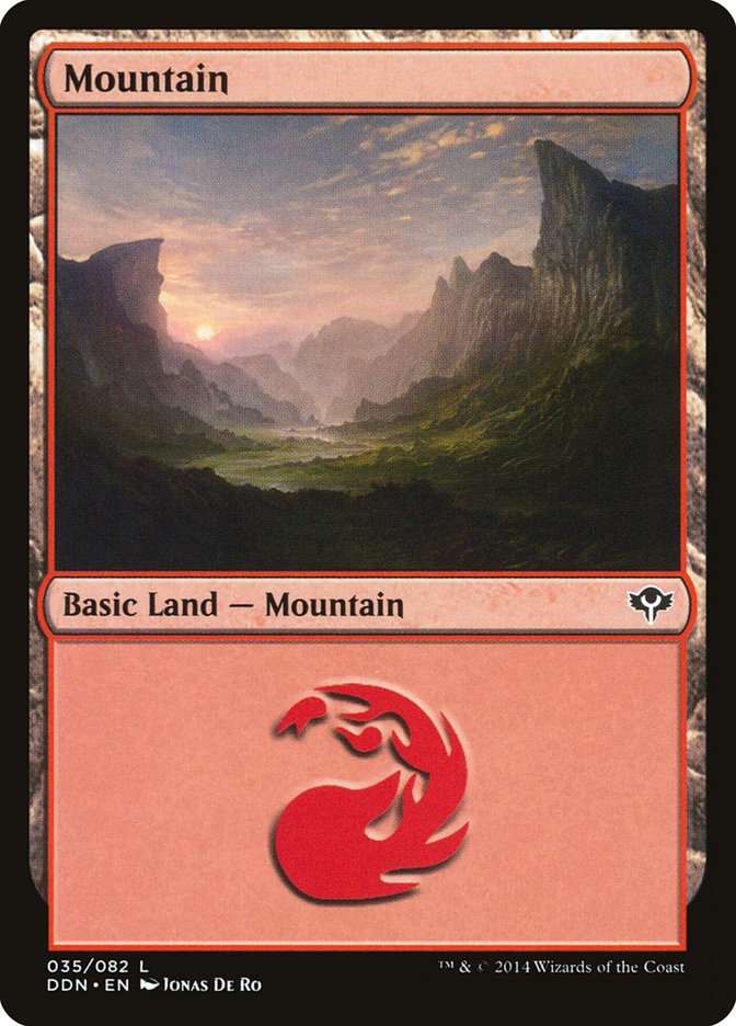 Mountain (35) [Duel Decks: Speed vs. Cunning] | Card Merchant Takapuna