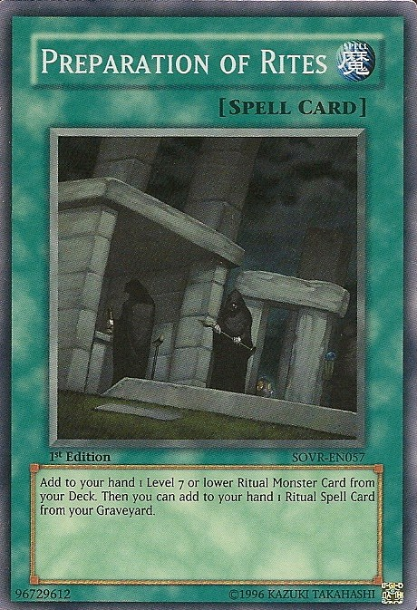 Preparation of Rites [SOVR-EN057] Super Rare | Card Merchant Takapuna