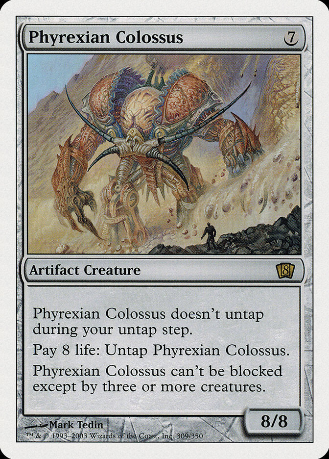 Phyrexian Colossus [Eighth Edition] | Card Merchant Takapuna