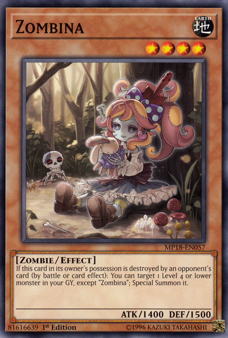 Zombina [MP18-EN057] Common | Card Merchant Takapuna