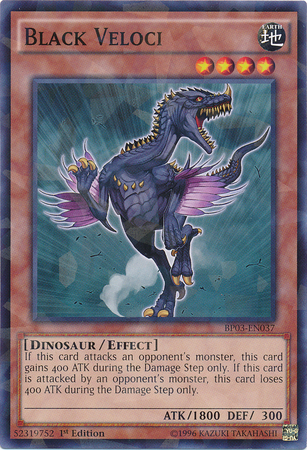 Black Veloci [BP03-EN037] Shatterfoil Rare | Card Merchant Takapuna