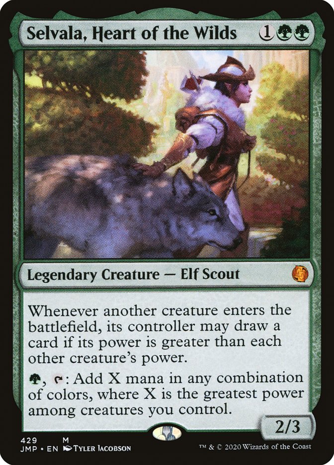 Selvala, Heart of the Wilds [Jumpstart] | Card Merchant Takapuna