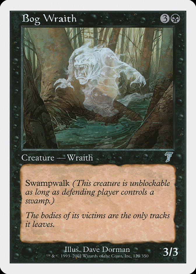 Bog Wraith [Seventh Edition] | Card Merchant Takapuna