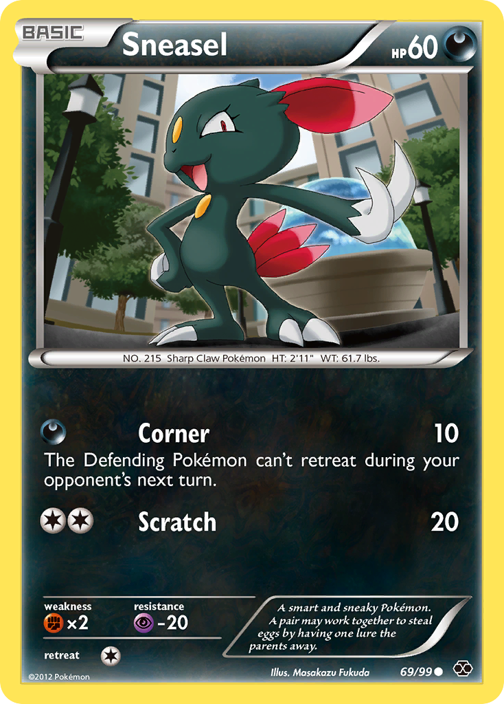 Sneasel (69/99) [Black & White: Next Destinies] | Card Merchant Takapuna