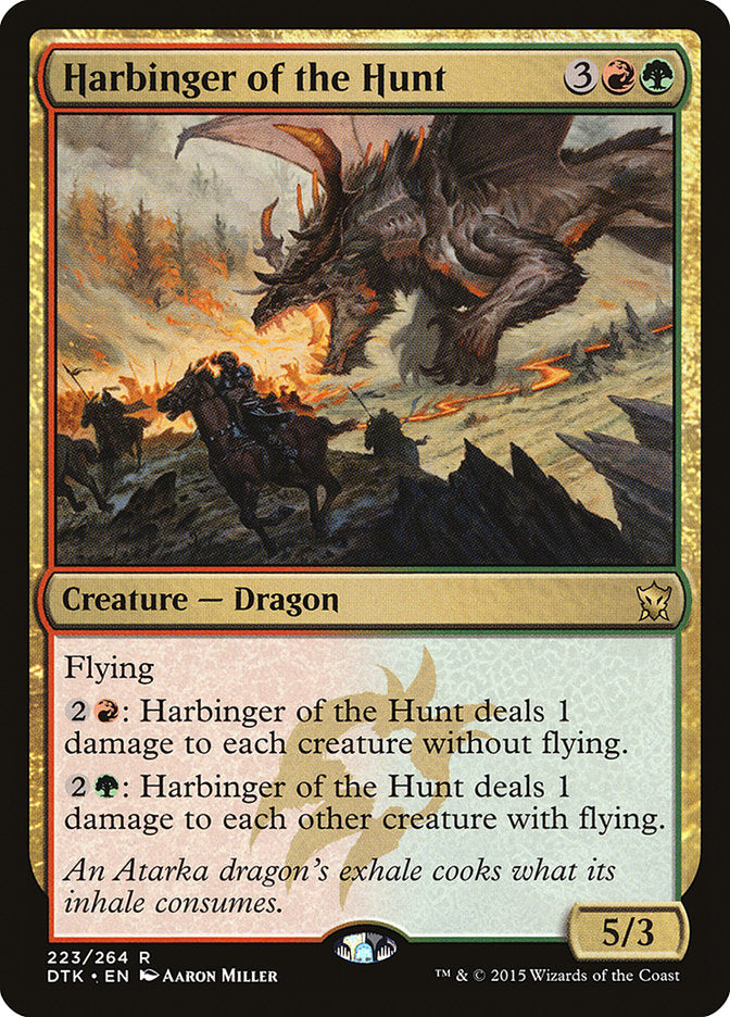 Harbinger of the Hunt [Dragons of Tarkir] | Card Merchant Takapuna