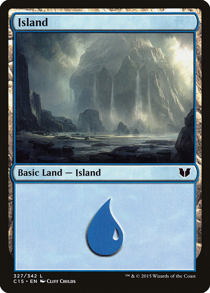 Island (327) [Commander 2015] | Card Merchant Takapuna