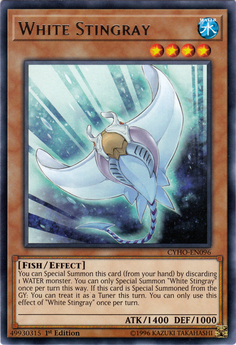 White Stingray [CYHO-EN096] Rare | Card Merchant Takapuna