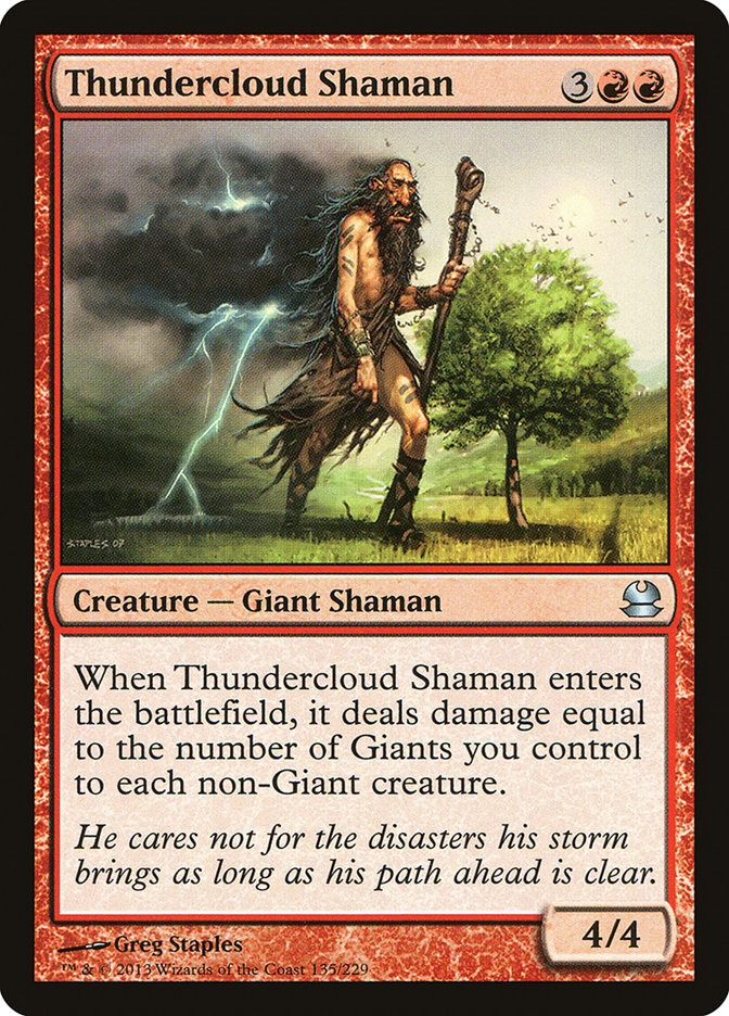 Thundercloud Shaman [Modern Masters] | Card Merchant Takapuna