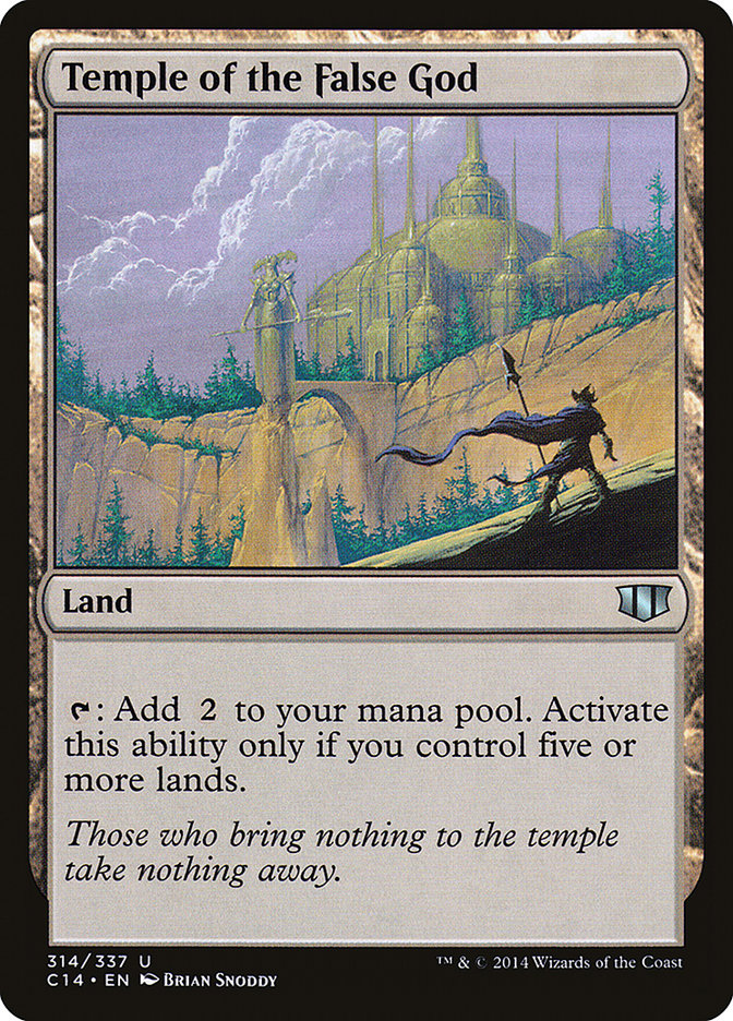 Temple of the False God [Commander 2014] | Card Merchant Takapuna