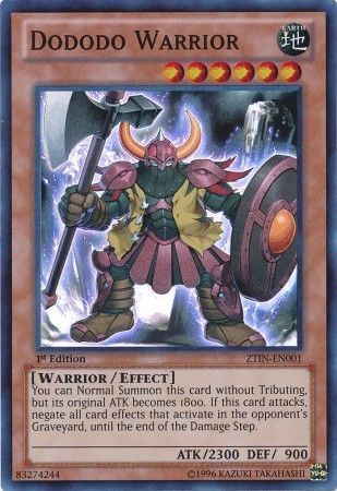 Dododo Warrior [ZTIN-EN001] Super Rare | Card Merchant Takapuna