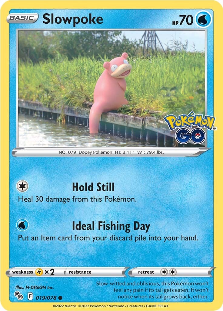 Slowpoke (019/078) [Pokémon GO] | Card Merchant Takapuna