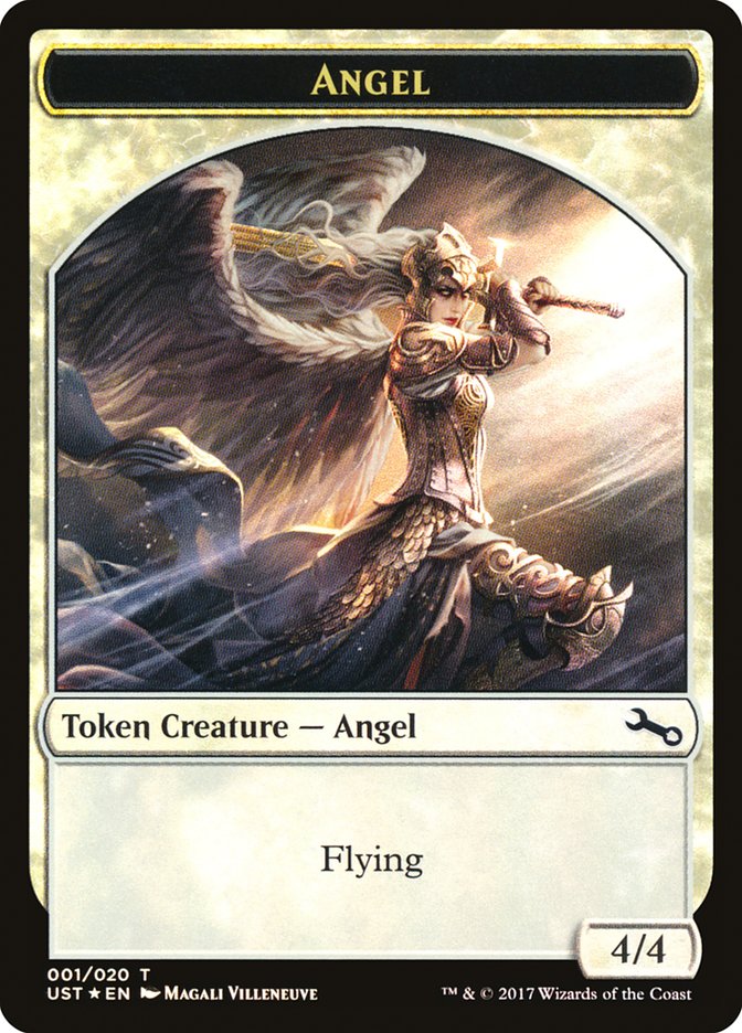 Angel // Angel Double-Sided Token [Unstable Tokens] | Card Merchant Takapuna