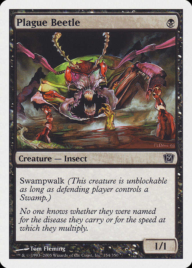 Plague Beetle [Ninth Edition] | Card Merchant Takapuna